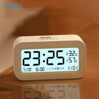 Veinasa-HT-3W Hygrometer Digital Smart Alarm Clocks For Kids Students Household Digital Thermometers Alarm Clock