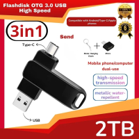 Elek ID Flashdisk OTG Type-C 3.0 2TB USB High Speed Penyimpanan Ekstra untuk HP&PC Kapasitas Besar 2