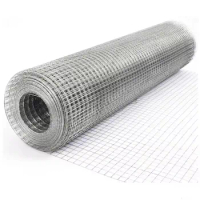 Galvanized PVC Coated Stainless Steel Welded Wire Mesh Roll Panel Fence Piece for Chicken Coop Pens Bird Dog Rabbit Cage Gardens