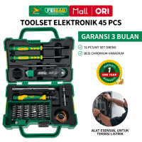 Diskon Produk Baru Feibao Toolset Elektronik 45 PCS / Electrician Toolbox 45Pcs / Toolset Perbaikan 