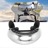 For BMW R1200GS R1250GS Rear View Mirror For HONDA Motorcycle Windscreen 180 Degree Blind Spot Mirror Wide Angle Rearview Mirror