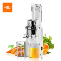 MIUI Cold-Press Juicer Large Inlet Slow Juicer Kitchen And Home Fruit Vegetable Juice Extractor Kitchen Blenders BPA Free
