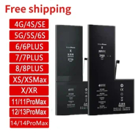 3969mAh Original Battery for IPhone 5S 6 6S 7 8 Plus X XR XS MAX 11 12 13pro Max 13mini SE SE2 14plus 14pro Max Phone Bateri