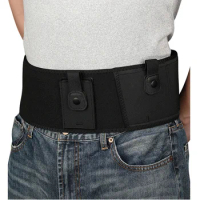 Tactical Belly Band Holster Concealed Carry Waist Band Pistol Holster Airsoft Holster Belt for Outdoor Hunting Fitness Defense
