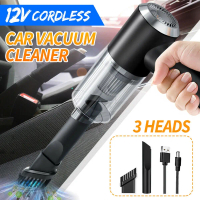 พร้อมส่ง-COD  6000Pa Mini Cordless Vacuum Cleaner Rechargeable & Portable Wireless Car for Home Offi