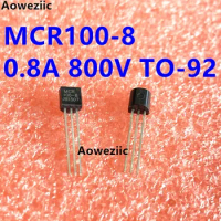 50pcs/lot kaiweidzic New MCR100-6 100-6 TO-92 MCR100-8 2SC1740 MPS651 BC549A2SA933S 2SA1268-G thyristor in line triode