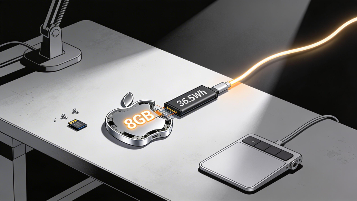 Apple の 599 ドル MacBook Neo：バッテリー駆動時間、修理のしやすさ