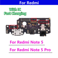 USB Charging Charger Port Connector Flex Cable Board For Xiaomi Redmi Note 5 Pro Note5Pro MEI7S MEI7