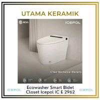 Closet Icepol IC E 2962 - Closet Ecowasher Smart Bidet Icepol - Closet Duduk Icepol