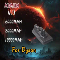 AIMJIN 25.2V 6.0-10.0mAh Dyson V11 21700 Battery Are Suitable for Dyson Vacuum Cleaner Lithium-Ion Battery Replacement Original