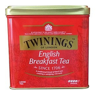 英國TWINING唐寧紅茶-英倫早餐茶 罐裝茶葉500g/罐-期限：2025/03/03 良鎂