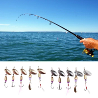 Bass Trout Spinner Metal Lure Sea Fishing Metal Lure Salt Water Fishing Wobbler Metal Baits Spinner Bait Bass Lure