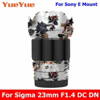 For Sigma 23mm F1.4 DC DN Decal Skin Anti-Scratch Vinyl Wrap Film Camera Body Protective Sticker Coat 23 1.4 23/1.4 ( E Mount)