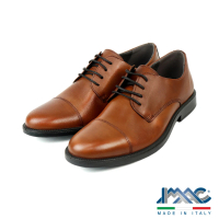 【IMAC】義大利經典橫飾綁帶德比鞋 棕色(350010-COG)