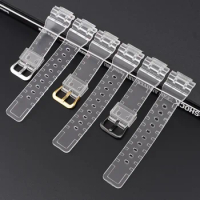 Resin Transprent Watchand Strap For Casio Watch Baby-G 110 GMA-S110 Style Replace Band For Casio 5600/6900 GA-100/110/120 Belt