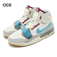 Nike 休閒鞋 Air Jordan Legacy 312 男鞋 奶油白 藍 灰 喬丹 爆裂紋 魔鬼氈 高筒 FB1875-141