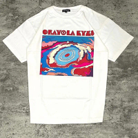 Kaos CRAYOLA EYES - SPECTRUM TSHIRT White Cotton combad 24s tebal baju distro kaos pria wanita