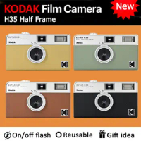 Original KODAK EKTAR H35 Half Frame Camera 35mm Film Camera Reusable Film Camera With Flash Film Camera Optional Film