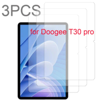 3PCS for DOOGEE T30 Pro 11″ 2023 Tempered Glass screen protector 3 packs protective tablet film HD Antiscratch