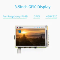 3.5 inch Touch Screen GPIO SPI Display 480*320 Run Raspbian Ubuntu 3.5" RPI Portable Monitor For Raspberry Pi 4B 3B