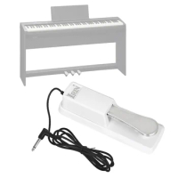 Piano Sustain Pedal Piano Keyboard Foot Sustain Pedal for Digital Piano MIDI Keyboard Electronic Keyboard, 1/4Inch