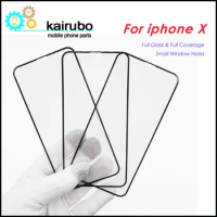 10PCS Full Cover &amp; full glass Toughened Protect Tempered Glass For iPhone X 10 Screen Protector For iPhone 10 X Glass