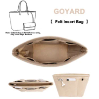EverToner Felt Insert Bag Organizer for Goyard Tote Makeup Handbag Organizer Travel Inner Purse Women Portable Cosmetic Bags