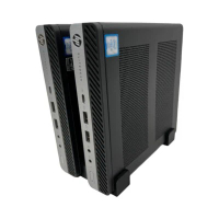 Dual Vertical Display Stand for HP EliteDesk Mini 400 - 800 | G1 - G9 - Black