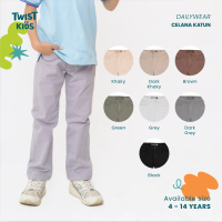 Twist Kids - POCKET CHINOS NC, Noos Series, Celana Panjang Katun Chinos Reguler Loose Anak Laki-Laki