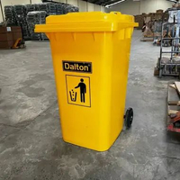 Tempat Sampah 100 Liter Tong sampah besar 100L LXD 100C DALTON Tempat sampah roda sulo plastik HDPE 
