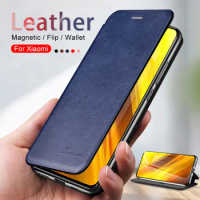 poco x3 pro Case Leather Flip Magnetic Case For xiaomi poco x3 nfc pocophone x 3 pro pocox3 wallet stand book phone cover coque