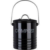 《Premier》提式廚餘桶(黑2L) | 回收桶 垃圾桶 收納桶 餿水桶
