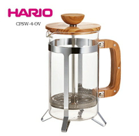 金時代書香咖啡 HARIO 橄欖木濾壓咖啡壺 600ml CPSW-4-OV