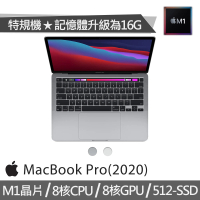【Apple 蘋果】特規機 MacBook Pro 13.3吋 M1晶片 8核心CPU 與 8核心GPU(16G/512G SSD)