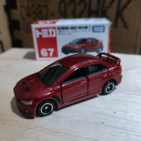 tomica tomika diecast replika  mitsubishi lancer evolution merah red