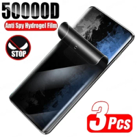 3Pcs Anti-Spy Hydroge Film Screen Protector For Samsung Galaxy S24 S21 S23 S20 S22 Ultra Plus S21 FE Note 8 10 20 Ultra Privacy