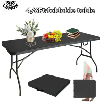 [WTHB]meja lipat 4-6FT Foldable Banquet Table Folding Table Outdoor camping table Kitchen table