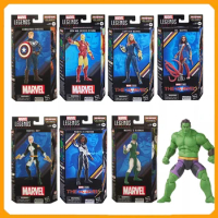 In Stock Marvel legends 7PCS THE MARVEL Captain Marvel M.S. Marvel Iron Man(Heroes Return) Anime Action Figure Hulk Set Toys