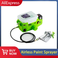 1.7L Airless Paint Sprayer Machine Portable Electric Spray Gun Household High Power Paint Sprayer Airbrush With Battery