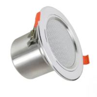 8Ohm 10W Bathroom Ceiling Speaker Background Music System Moisture-Proof Aluminum Can Fashion In-Ceiling Speaker
