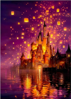 Magic Castle Diamond Painting Set Full Diamond Lantern Diamond Art Set Suitable for beginners rou
