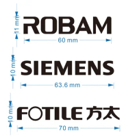 Siemens robam fotile refrigerator electrical LOGO self-adhesive metal trademark sticker brand nickel standard custom