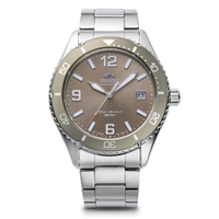 นาฬิกาข้อมือ Orient Sports Solar-Powered สายเหล็ก RA-WJ0004Y สีน้ำตาล