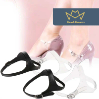 Aksesori Pelindung Hak Bening Tali Hak Tinggi Tali Y Gesper Transparan Tali Sepatu Hak Tinggi