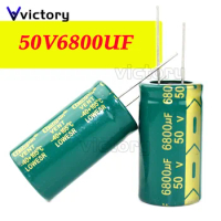 1PCS 50v6800uf 6800uf50v 22*40MM 50v 6800uf 22x40mm Electro Electrolytic capacitor