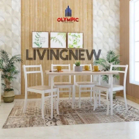 Meja Makan Minimalis Olympic DTM 505P-A Krem Cream