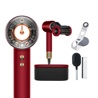 【dyson 戴森】HD16 Supersonic Nural™ 全新一代 吹風機 溫控 負離子(絲絨紅 禮盒版 新春)