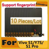 10 PCS OLED Parts For VIVO Y7S S1 LCD Display Touch Screen Full Assembly Repair Replacement Accessory For Vivo S1 Pro 1920