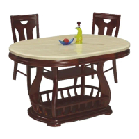 【MUNA 家居】318型淺胡桃色4.5尺石面橢圓餐桌/不含椅(桌子 餐桌)