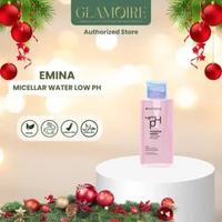 GLAMOIRE - Emina Low pH Micellar Water HyaluBright & Smooth - 125ml & 300ml | Pembersih Wajah-Gentle